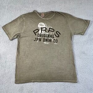 PRPS Original JPN DNM CO Olive Graphic T-Shirt Sumo Design Mens Size 2XL VTG NWT